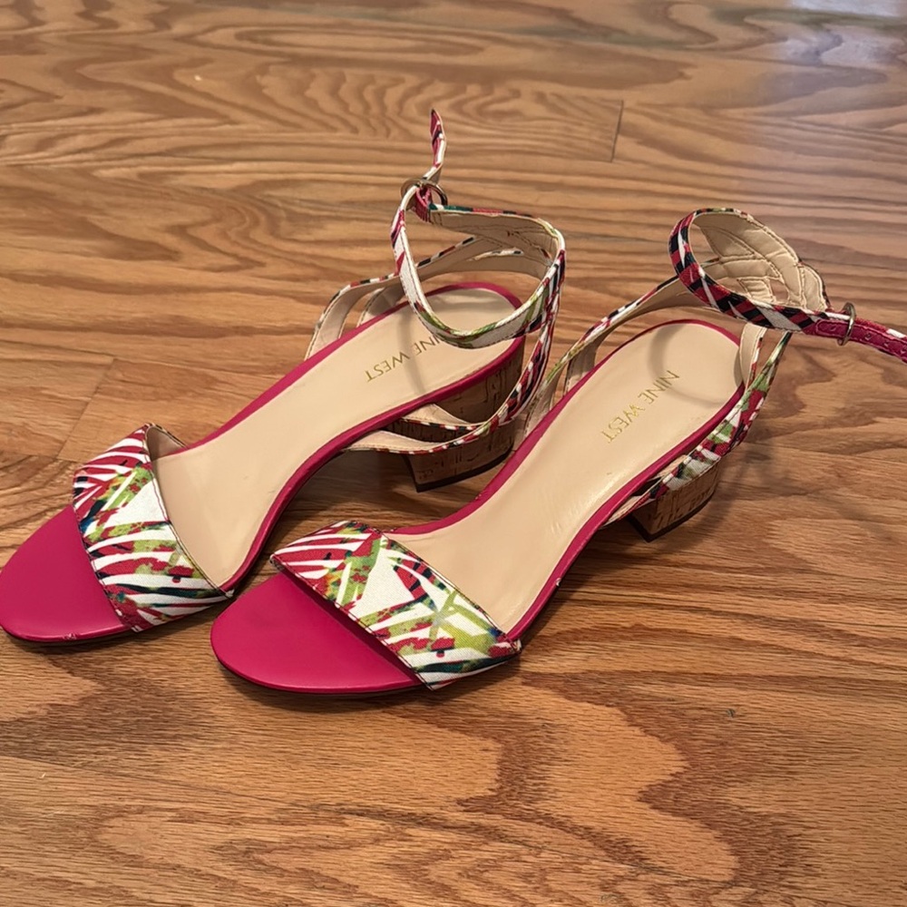 Nine West Women's Multicolor Strappy Sandals